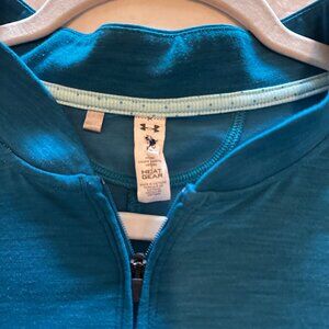 Under Armour Womens XL Teal Golf Shirt